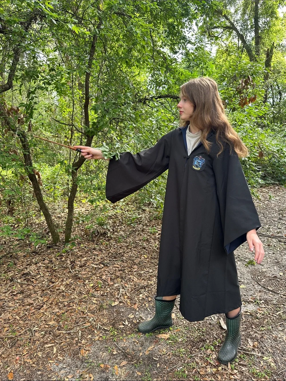 Genuine Wizards world of Harry Potter Robe with Ravenclaw Patch